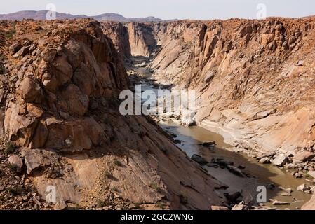 Orange River gorge, Augrabies Falls National Park, South Africa Stock Photo