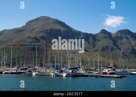 Hout Bay harbour, South Africa Stock Photo