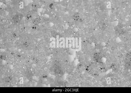 Many snowflakes on a gray background, The background. Stock Photo
