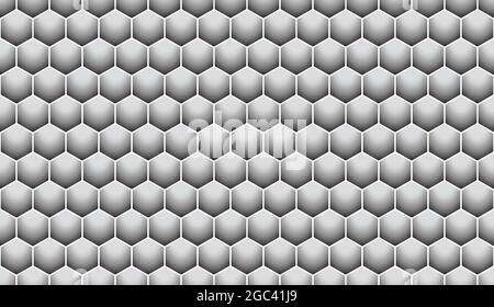 Seamless pattern of the abstract hexagon elements Stock Vector
