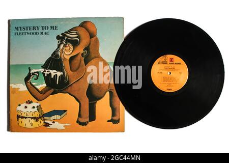 Rock and soft rock band, Fleetwood Mac music album on vinyl record LP disc. Titled: Mystery to Me album cover Stock Photo