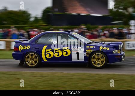 Jimmy McRae, Subaru Impreza, Great All-Rounders - Prodrive, The Maestros - Motorsport's Great All-Rounders, Goodwood Festival of Speed, Goodwood House Stock Photo