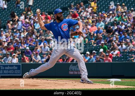 August 5 2021: Chicago Cubs Frank Schwindel (18) gets a hit during