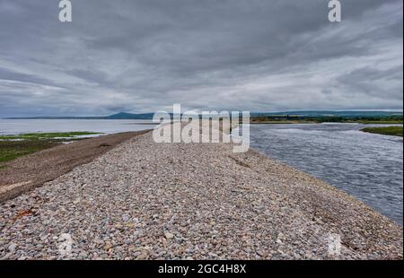 River Spey at Spey Bay, Tugnet, Scotland
