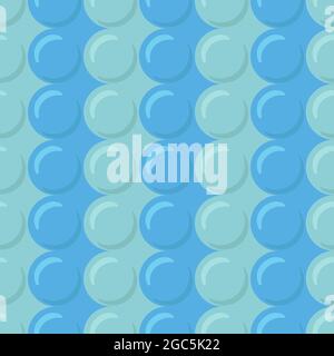 Geometrical seamless pattern Bubbles in vertical lines. Geometric repeat endless tile circles. Seamless pattern for wallpaper, background, furniture, Stock Vector