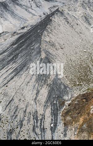 Moraines, South Tyrol, Italy Stock Photo