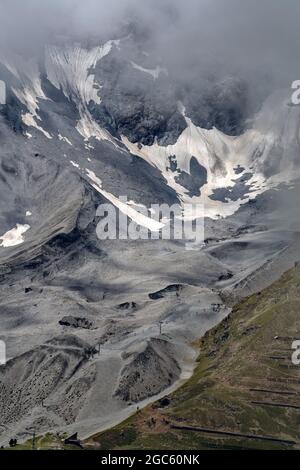 Moraines, South Tyrol, Italy Stock Photo