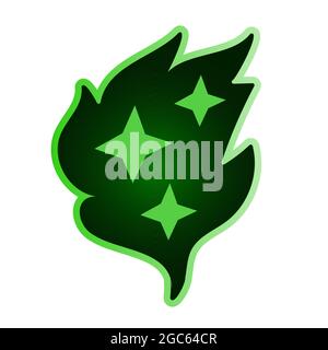 Magic spell cloud. Halloween witch spell vector illustration in cartoon style isolated on white Stock Vector