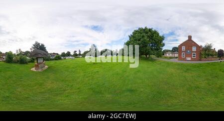 360 degree panoramic view of Sutton Staithe hotel. This small hotel, bar and restaurant located near the River Ant is a popular with those exploring the Norfolk Broads