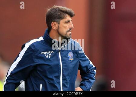 Stoke On Trent, UK. 07th Aug, 2021. Velijko Paunovic the Reading manager in Stoke-on-Trent, United Kingdom on 8/7/2021. (Photo by Conor Molloy/News Images/Sipa USA) Credit: Sipa USA/Alamy Live News Stock Photo