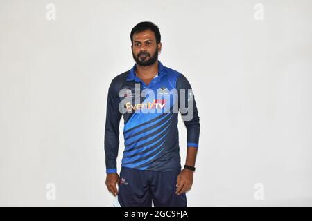 A portrait of Sri Lankan cricketer Upul Tharanga. Sri Lanka.