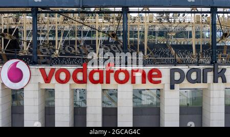 Besiktas, Istanbul - Turkey - June 26 2021: Besiktas footbal club Vodafone Park stadium Stock Photo