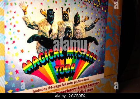 Magical mystery tour cover hi-res stock photography and