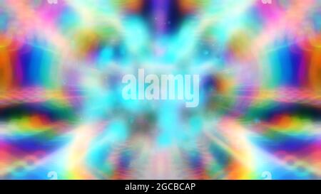 Abstract multicolored rainbow blurred background. Stock Photo