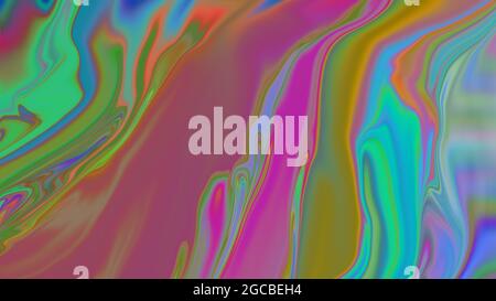 Abstract multi-colored fantasy liquid background. Stock Photo