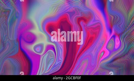 Abstract multi-colored fantasy liquid background. Stock Photo