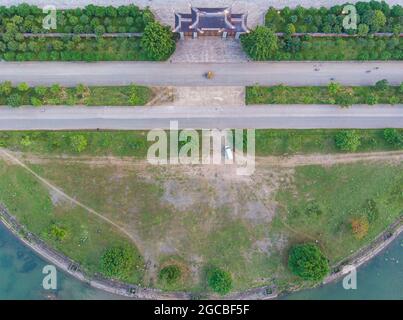 Nice Bai Dinh pagoda in Ninh Binh province northern Vietnam Stock Photo