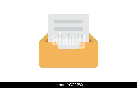 Documents folder icon flat style vector illustration Stock Vector