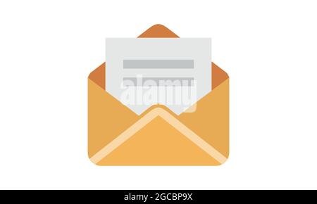 Email icon envelop email symbol message sign vector image Stock Vector