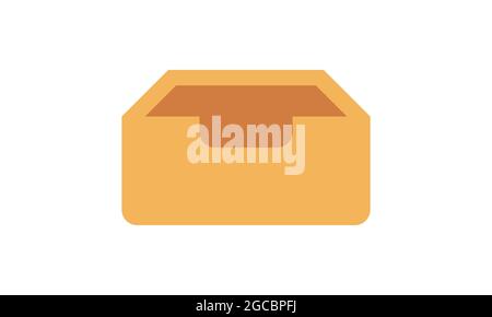 Inbox icon, vector illustration. Flat design style. vector inbox icon illustration isolated on White background, inbox icon Eps10. Stock Vector