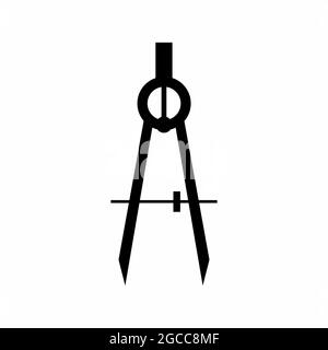 Icon Vector of Measuring Term - Black Style - simple illustration. Editable stroke. Design template vector.outline style design.Vector graphic illustr Stock Vector