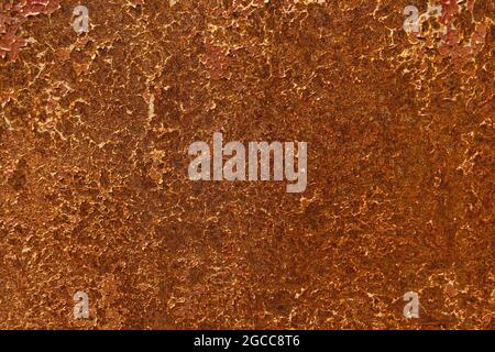 Rusty metal texture background for interior exterior decoration and industrial construction concept design Stock Photo