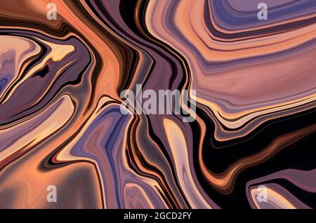 Liquid marbling paint background. Fluid art painting abstract texture,  blue, white, black, gold and turquoise. Color mix Stock Photo - Alamy