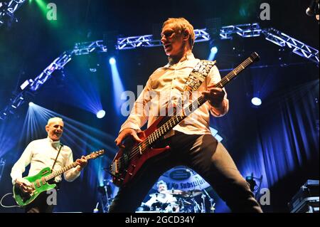 Status Quo Performing at Clumber Park Festival Stock Photo