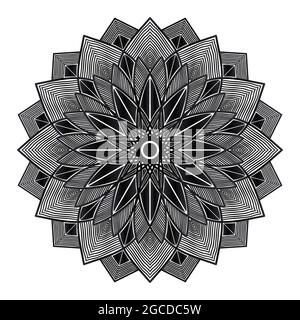 damask geometric ornamental silhouette islamic invitation template background Stock Vector