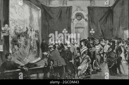 La Rendición de Granada (Francisco Pradilla, Palacio del Senado, 1882 ...