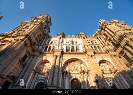 Kathedrale von Malaga, Costa del Sol, Provinz Malaga, Andalusien, Spanien, Europa, Stock Photo
