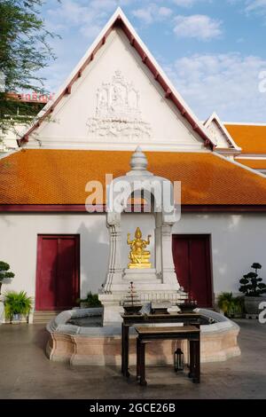 The Devasathan or Brahmin Temple ('The Abode of the Gods') or Royal Brahmin Office of Thai Royal Court is a Hindu temple in Bangkok, Thailand. Stock Photo