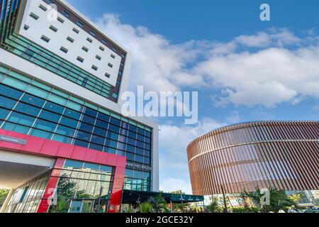 Cancun, Mexico - 20 December, 2020: Cancun Shopping Mall in city center near hotel Zone Stock Photo