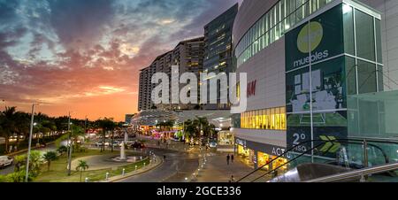 Cancun, Mexico - 20 December, 2020: Cancun Shopping Mall in city center near hotel Zone Stock Photo