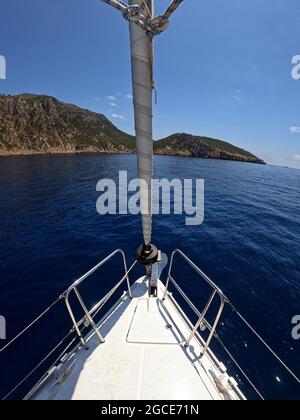 Cala en Basset, Mallorca, Balearic Islands Stock Photo