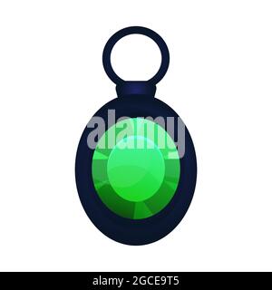 Game Necklace Amulet Set Vector Ui Gemstone Badge Magic Medieval Jewellery  Crystal Icon Kit Stock Illustration - Download Image Now - iStock