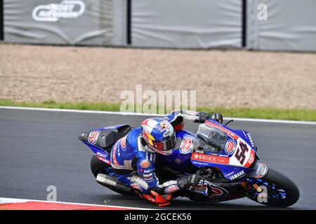 Autodrom Most, Most, Czech Republic, 08 Aug 2021, Toprak Razgatlioglu during Czech Republic - FIM Superbike World Championship 2021 - Race 2, World SuperBike - SBK - Photo Otto Moretti / LM Stock Photo