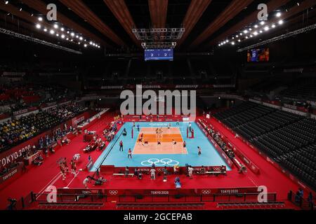 Illustration during the Olympic Games Tokyo 2020, Volleyball Women's Final between USA and Brazil on August 8, 2021 at Ariake Arena in Tokyo, Japan - Photo Yuya Nagase / Photo Kishimoto / DPPI Stock Photo