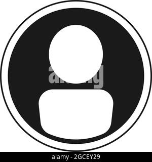 Blank placeholder for profile picture in vector icon Stock Vector