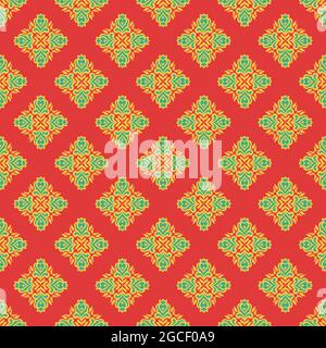Decorative floral vector seamless pattern for wallpaper, textile , surface, fashion , background,tile, stationary, home decor, furnishing etc. Stock Vector