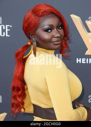 Marina Del Rey, United States. 08th Aug, 2021. MARINA DEL REY, LOS ANGELES, CALIFORNIA, USA - AUGUST 08: Shalom Blac arrives at the 4th Annual International Women Of Power Awards held at the Marina del Rey Marriott Hotel on August 8, 2021 in Marina del Rey, Los Angeles, California, United States. (Photo by Xavier Collin/Image Press Agency/Sipa USA) Credit: Sipa USA/Alamy Live News Stock Photo