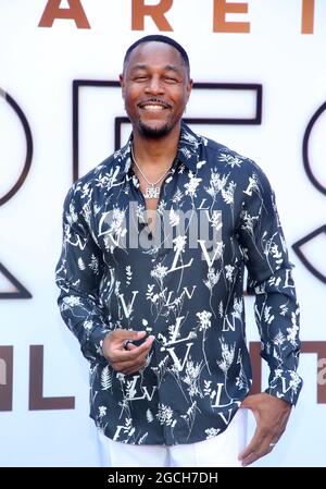 Los Angeles, Ca. 8th Aug, 2021. Tank, at Los Angeles Premiere Of MGM's 'Respect' at Regency Village Theatre in Los Angeles, California on August 8, 2021. Credit: Faye Sadou/Media Punch/Alamy Live News Stock Photo