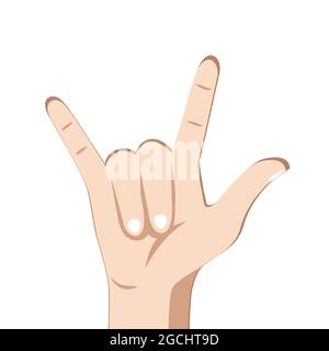 rock music hand symbols