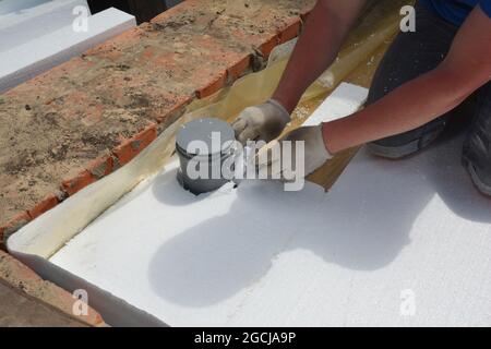 Rigid Foam Board Insulation Install