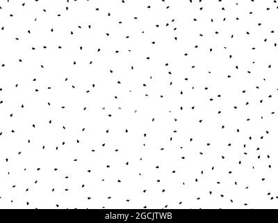 Pixel art seamless pattern black pixels on white background. 8 bit seeds. Design for printing, wrapping paper and advertising. Vector illustration Stock Vector