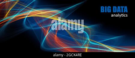 Science network pattern, connecting lines. Big Data Visualization Background.  digital field analytics with values visualization., Stock Photo