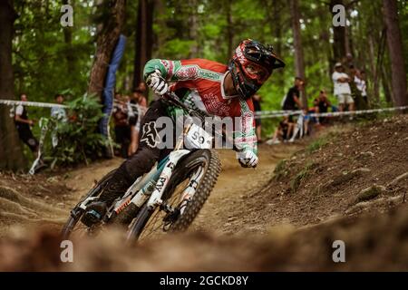 Marcell Sandor FERENCZI of Hungary during the 2021 UEC MTB Downhill European Championships, Cycling event on August 8, 2021 in Maribor, Slovenia - Photo Olly Bowman / DPPI Stock Photo
