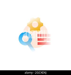 Vector illustration in graphic style. Digital art Stock Vector