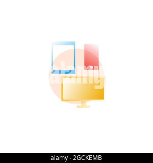 Vector illustration in graphic style. Digital art Stock Vector