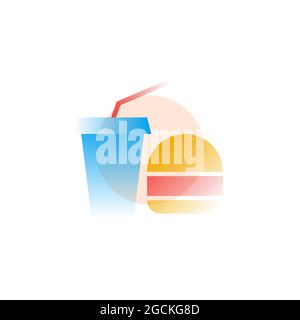 Vector illustration in graphic style. Digital art Stock Vector